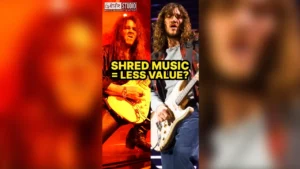 waarom shred muziek minder waarde heeft