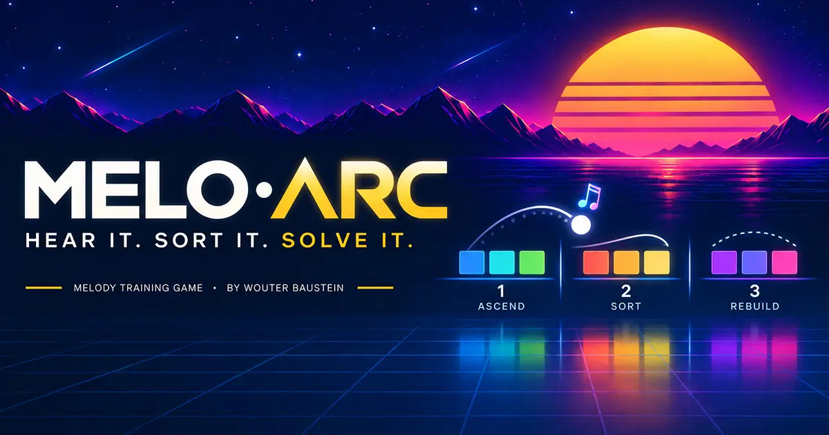 Melo·Arc melodiegame voor melodisch gehoor