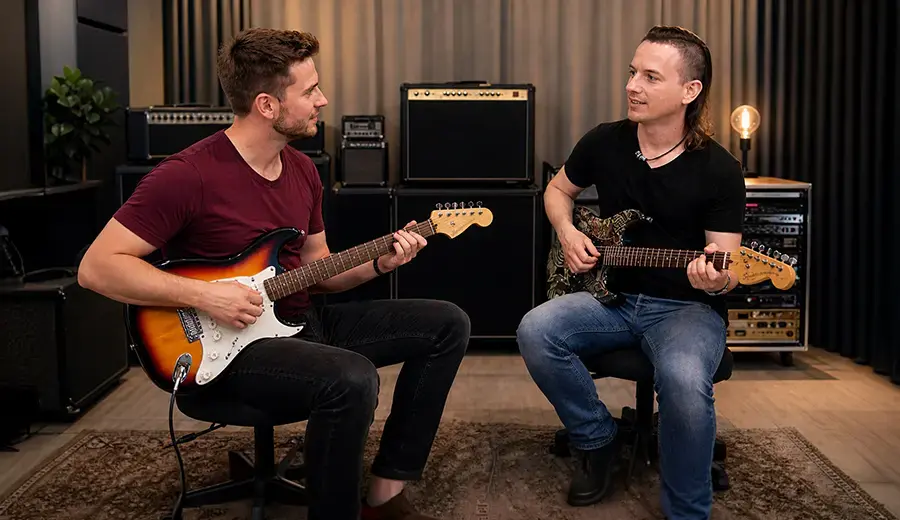 Gitaarcoaching en muziektraining bij Guitar Studio