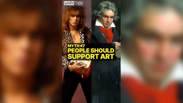 Mythe 7 – Mensen moeten kunst steunen – Wouter Baustein – Guitar Training Studio