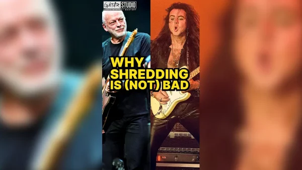 Waarom shredden (niet) slecht is – Wouter Baustein – Guitar Training Studio
