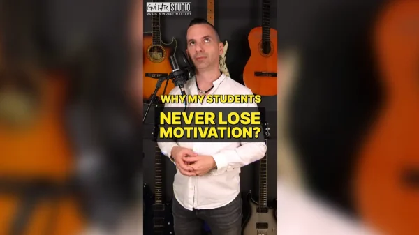 Hoe raak je nooit je motivatie kwijt? – Wouter Baustein – Guitar Training Studio